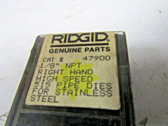 ✌️SEALED RIDGID 1/8&Prime; NPT-HS RH 515 STAINLESS STEEL UNIVERSAL PIPE DIES 47900