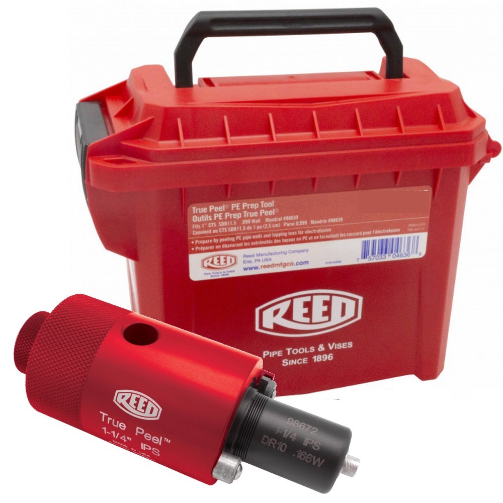 Reed Tool True Peel 1-1/4&rdquo; IPS DR10 .166&Prime; Wall PE Pipe Electrofusion Prep