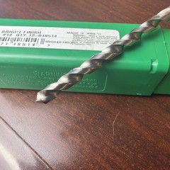 12 NEW PRECISION TWIST DRILL 018514 #14 HSS Bright Finish R18H JOBBER DRILL