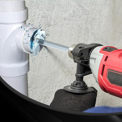 Plumbing PVC Fitting Socket Saver, PVC Pipe Reamer Cutter for Removing SCH 40 fr