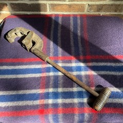 RARE ANTIQUE D. SAUNDERSONS 2&Prime; PIPE CUTTER NO. 2 PATENTED NOVEMBER 28 1880 R$133