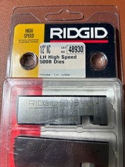 Ridgid 48930 1/2&Prime; NC LH High Speed 500B Dies Made in USA