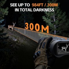 Night Vision Goggles, 4K HD Night Vision Binoculars with 7X Digital Zoom, 3&rdquo; HD