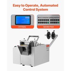 Automatic Tube Cutter for Heat Shrink, Cable, 1 &ndash; 85mm Width, 0.1 &ndash; 99999.9mm