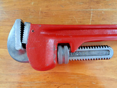SUPER EGO Pipe Cutter 1/8&Prime; to 2&Prime; Pipe and SUPER EGO 18&Prime; Pipe Wrench