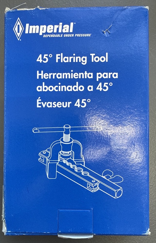Imperial 195-FC Flaring Tool, 45 Degree, 3/16 to 5/8, Steel, 7&Prime; Length