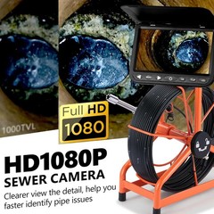 New 2026 7&Prime; Sewer Inspection Camera &ndash; 1080P HD, Durable Design for Professionals