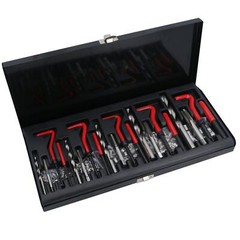 Thread installation and repair kit helicoil set 131pc metric sizes M5-M12 AN133