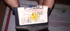 RIDGID 47765 1/2&Prime; &ndash; 3/4&Prime; NPT THREADING DIES HIGH SPEED FOR UNIVERSAL HEADS NEW