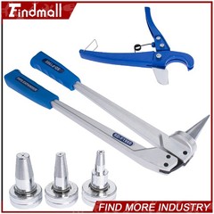Findmall 1/2&Prime; 3/4&Prime; 1&Prime; Expander Heads PEX Expansion Tool Kit Tube Expander