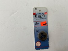 Century Drill & Tool Co. hex die 14-20 NS #96107 made in Japan