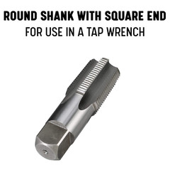 1/16&Prime;-27 NPT Pipe Tap , Carbon Steel, DWTPT Series