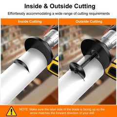 Inside Pipe Cutter for PVC Pipe, Tool Set with scale &ndash; Matte Black