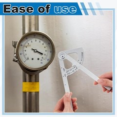 Pack Pipe Caliper Measuring Tool 7 Inch Stainless Steel Pocket Pipe Size 2