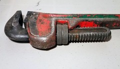 Ridge Tool 18&Prime; Rigid 18&Prime; Heavy Duty Pipe Wrench Elyria Ohio USA Plumbing