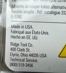 RIDGID 86127 118 Close Quarters AUTOFEED&reg; Tubing Cutter 1/4 &ndash; 1 1/8&Prime; Capacity