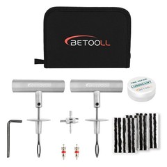 24~Piece Universal Tire Repair Kit for Cars, Trucks, SUVs, Motorcycles