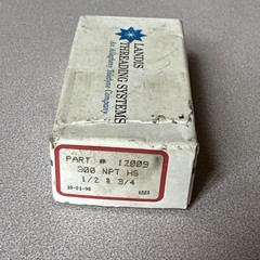 Set 1 to 4 NEW Landis Threading Systems Oster Dies 300 NPT HS 1/2 & 3/4 12009