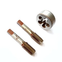 M14x1.5 Metric Hand Thread Tap Die Set 1.5mm Pitch Right Hand Hardware C