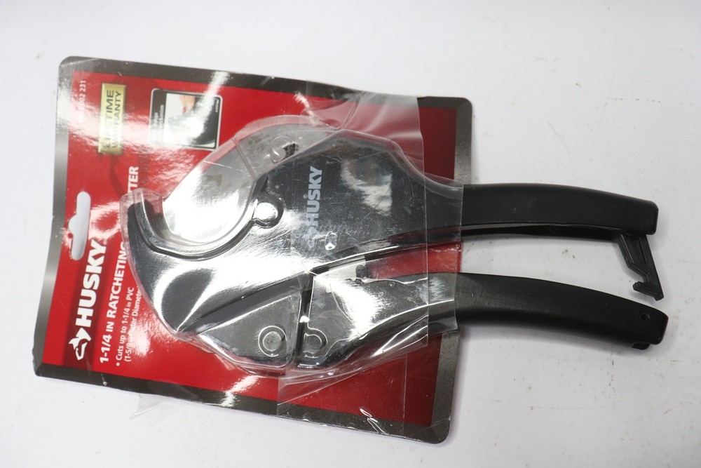 (1-Pk) Husky Quick Change Ratcheting Cutter 1-1/4&Prime; 16PL0101-1