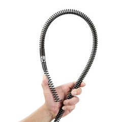 VEVOR Sectional Drain Cleaning Cable 66FTx5/8In & 7 Cutters for 0.8&Prime;-3.9&Prime; Pipes