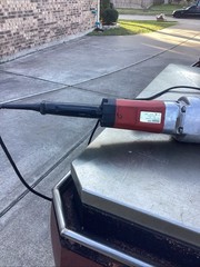 RIDGID 690 Hand Held Pipe Threading Machine With 6 Dies
