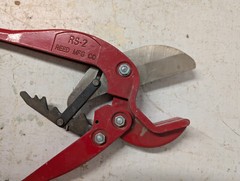 Reed Manufacturing RS2 2&Prime; Ratchet Shears PE, PP, PEX, and ABS Pipe & Tubing