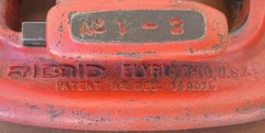 Ridgid 1A Heavy Duty No. 1-2 Pipe Cutter 1/8 in To 1-1/4&rdquo; USA
