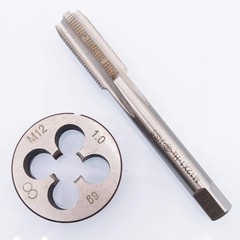 HSS M12 x 1mm Tap and M12 x 1.0mm Die Metric Thread Right Hand