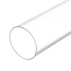 MECCANIXITY 2.1 Inch Clear PVC Rigid Pipe 54mm ID 63mm OD x 63mm,