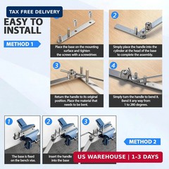 Manual Rebar Bender Mini Tubing Wire Bender Steel Construction Hand Rod Forming