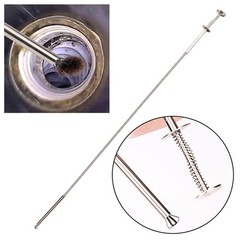 Stainless Steel Drain Unblocker Bendable Hose with Claws Drains Opener Tool