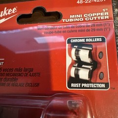 Milwaukee Tool 48-22-4251 1&Prime; Mini Copper Tubing Cutter Plumbing