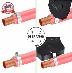 iCrimp ICP-PC01 PEX Cinch Clamp Removal Tool &ndash; Removes 3/8-in, 1/2-in, 3/4-in, 1