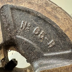Vtg RIDGID No 65R Pipe Threader 1 in to 2 in C148-1 &ndash; NO HANDLE