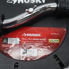 Husky Drain Openers Plumbing Snakes & Auger 1/4&Prime; x 15&prime; 1002494605