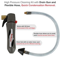 AC Drain Line Cleaner Tool | HVAC Condensate System Blaster | High Pressure A&hellip;