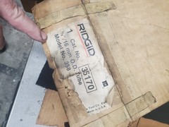 RIDGID 35170 358 Geared Ratchet Tube Bender for 5/8&Prime; OD 3&rdquo; Radius