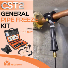 CST2 General Cold-Shot Pipe Freeze Kit Tube Wire Plumbing Freezing Pipes 1/8&Prime;-2&Prime;
