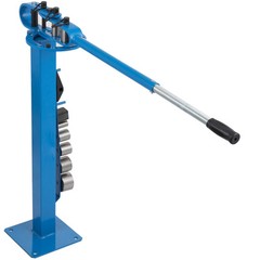 VEVOR YP-38 Metal Bender Compact Flat Bar Bender w/ Floor Stand 7 Dies 1&Prime;-3&Prime;