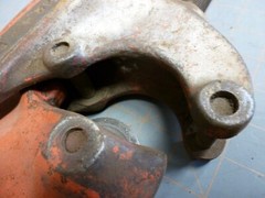 *Missing Rollers* RIDGID NO 4-S Iron Pipe Cutter 2&Prime; to 4&Prime; Cap. Heavy Duty USA