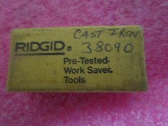 Ridgid 38090 1/2&Prime; NPT High Speed Pipe Dies Cast Iron 0R, 00R, 12-R, 11-R, 111-R
