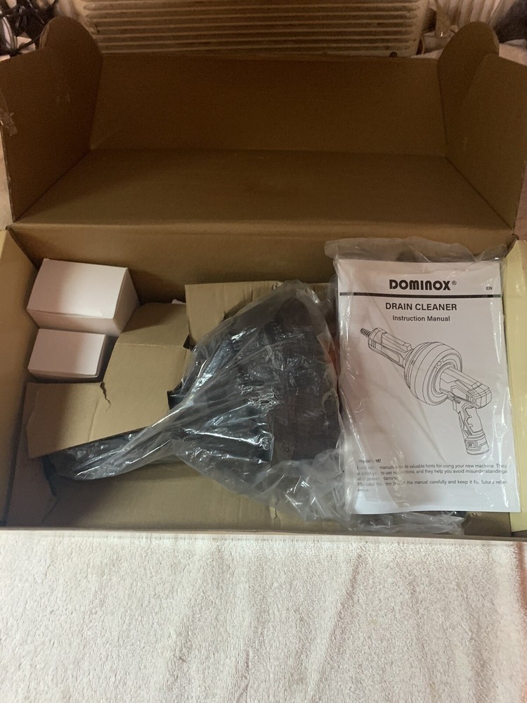 Dominox12V Electric Drain Snake with 23FT Plumbing Snake,Drain Snake ClogRemover