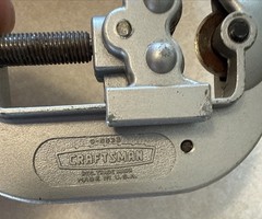 Vintage Craftsman Tubing Cutter 5533 With Tool Steel Cutter Wheel Cuts up to 1&Prime;