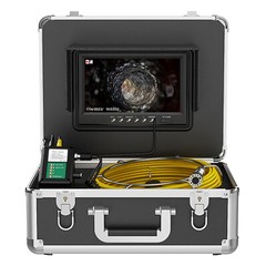 1000TVL Drain Sewer Camera 512hz Self-leveling DVR Pipe Inspection Camera 30m