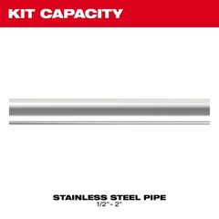 Milwaukee 49-16-2691SA 1/2&Prime; &ndash; 2&Prime; IPS-ASP Press Jaw & Ring Kit for M18 Press Tool