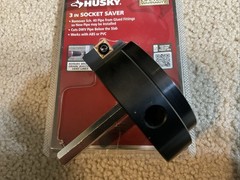 Husky Pipe Reamer 3 in PVC ABS Socket Saver Drill Attachment Plumbing Tool