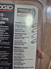 RIDGID 31622 Constant Swing Tubing Cutter