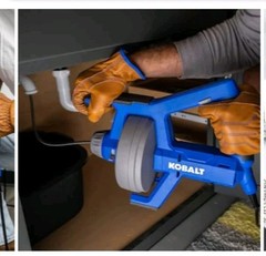KOBALT 25-ft Corded Auto-Feed Drain Auger #4891703 1/4 Inch