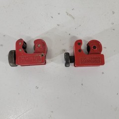 Mini Pipe Tubing Cutters 3&ndash;16mm 1/8&ndash;5/8 OD Lot of 2